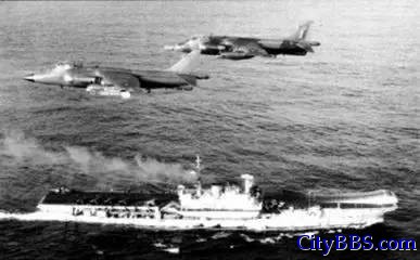 马尔维纳斯群岛海战爆发