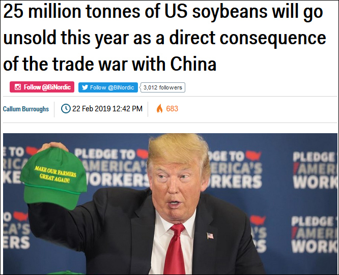 美专家：贸易争端已使美国豆农损失79亿美元