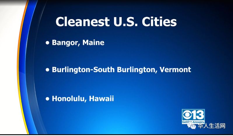全美最脏十大城市排名出炉