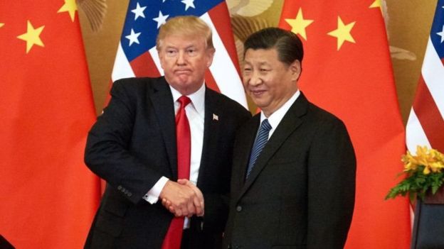 特朗普表示，华为问题可能会被包括在中美贸易协议中。