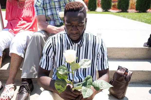 A vigil is held in honor of those who lost their lives during a shooting in Dayton, Ohio, on Aug. 4, ...