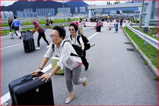 香港旅游业8月份遭受16年来最重打击