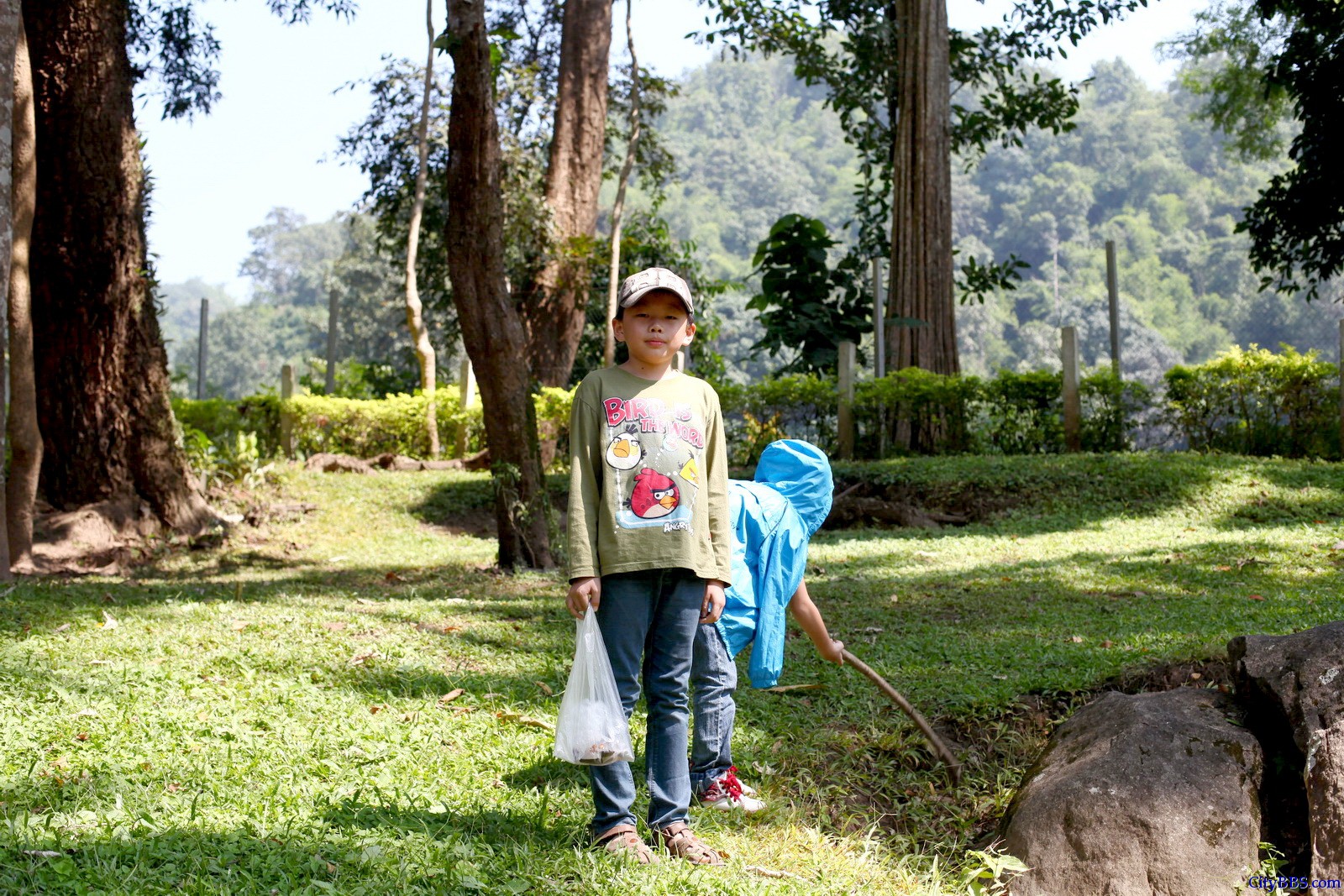 泰国北部 Doi Pha Hom Pak National Parks 泰国森林公园里的小溪 Mae Jai Stream