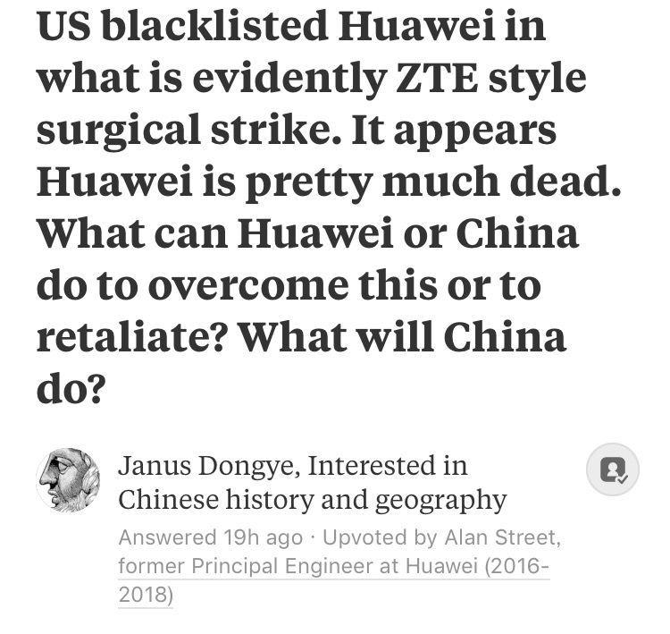 华为列入黑名单,快死了吗?剑桥博士神级回答