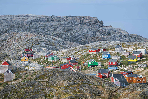 格陵兰岛Kulusuk镇