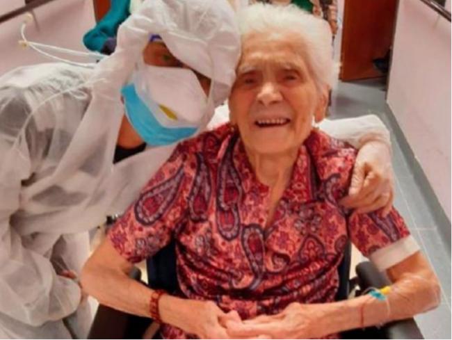 意大利104岁老人撑过西班牙流感 今又挺过新冠