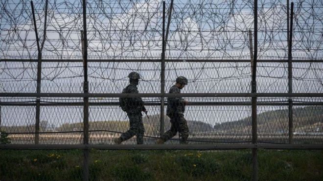 金正恩露面不久朝韩军人在边界非军事区交火