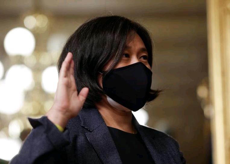 美国贸易代表戴琪宣誓就职