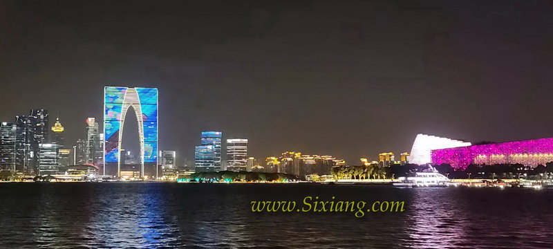 苏州金鸡湖夜景