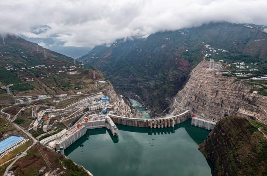 世界在建规模最大水电站——中国白鹤滩水电站