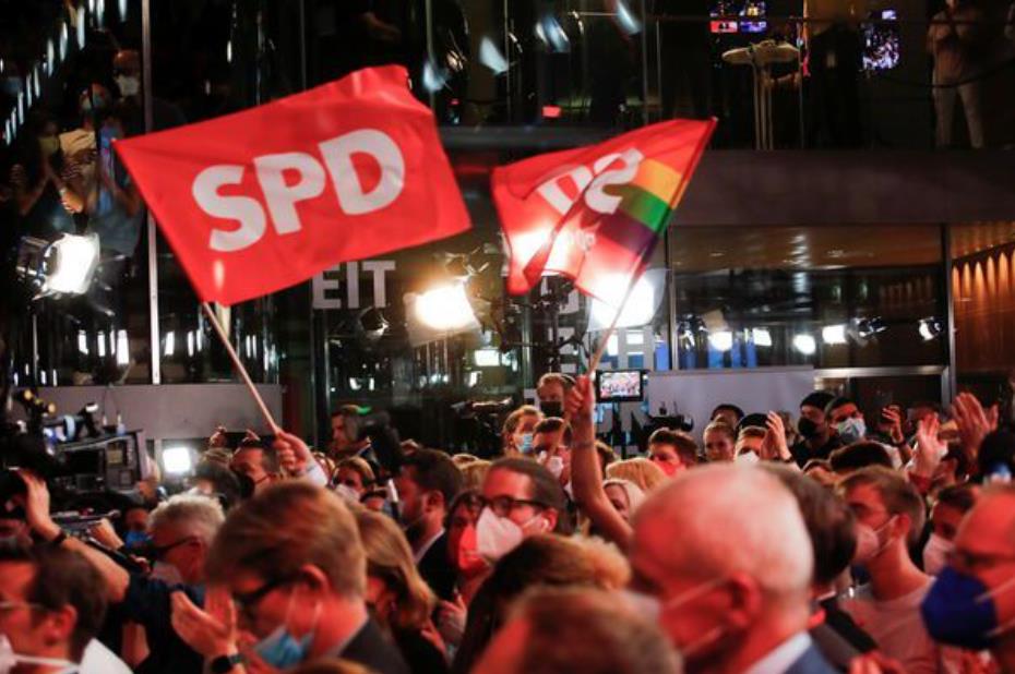 德国选举委员会27日公布的结果