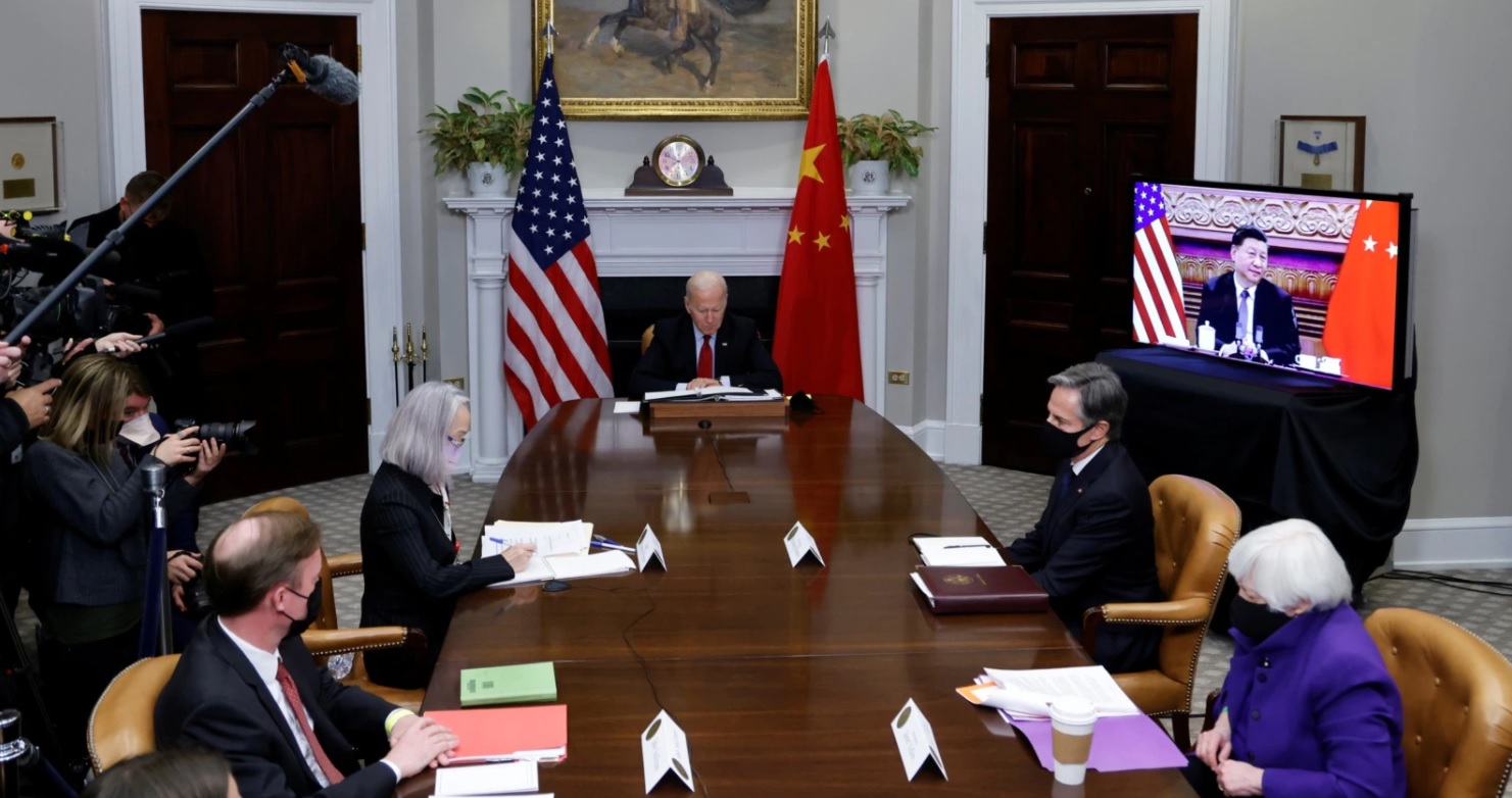 拜登总统在美中视频峰会上的开场发言(全文翻译)
