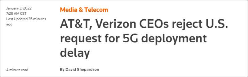 电话电报公司（AT&T）和威瑞森（Verizon）