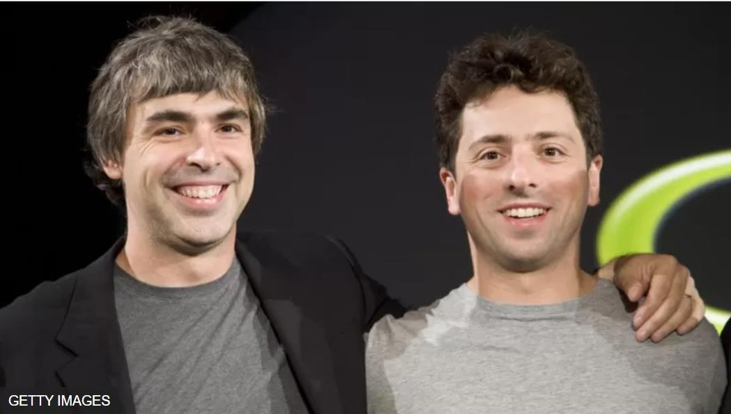 拉里‧佩奇（左）和谢尔盖‧布林20多年前创办了谷歌