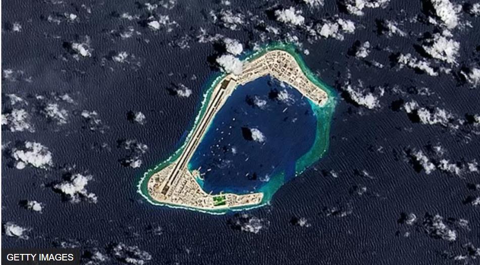 中国在南海建造的渚碧岛