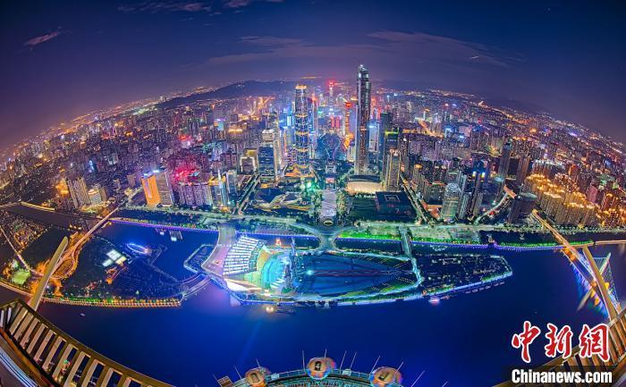 广州海心沙夜景