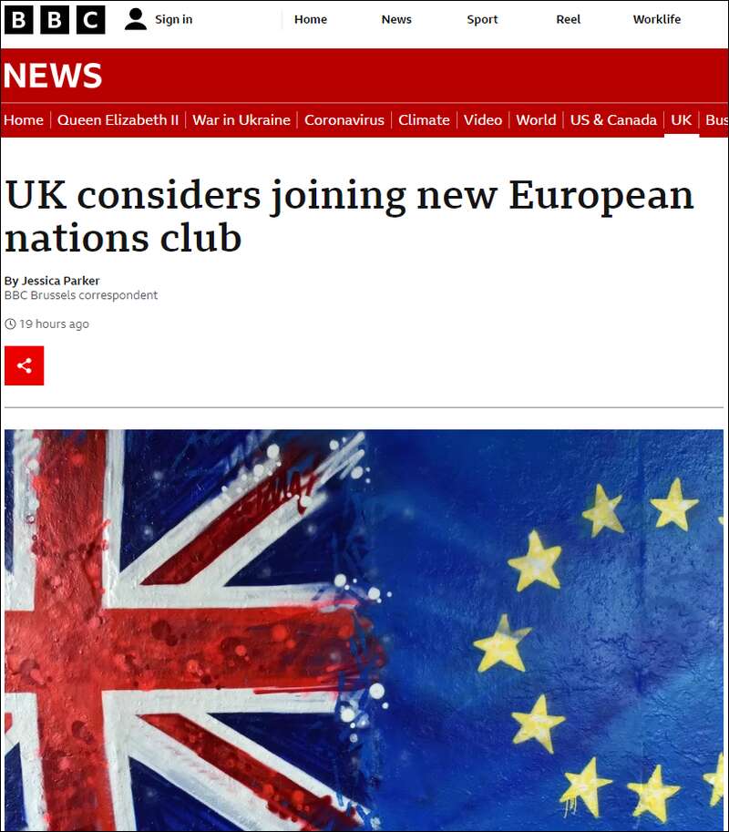 法国另搞“欧洲政治共同体” 英国:要不我参加?