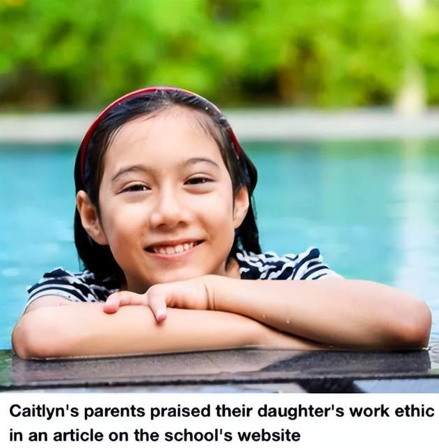 Caitlyn的父母曾写过一篇赞扬孩子的文章，并被刊登在学校网站上为学校做宣传 ... ... ...