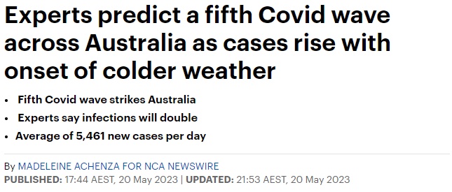 有很多人都认为，澳洲第五波疫情潮已经开始了