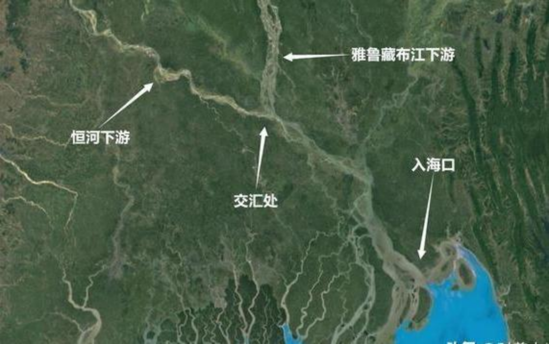恒河无论是长度还是流量都略逊于雅江，但还是以恒河命名了河口的三角洲