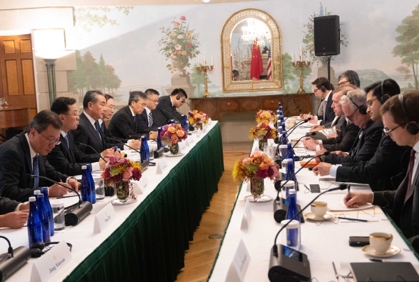 王毅会见美国总统国家安全事务助理沙利文