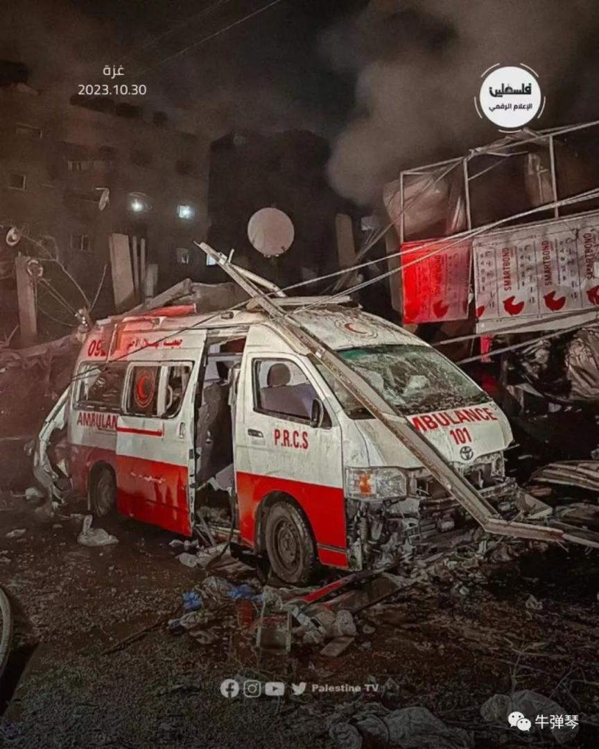 在加沙的医护人员，被炸死的已有491人