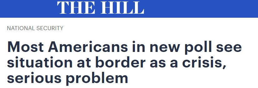 多数美国人认为美国边境局势是一场严重危机