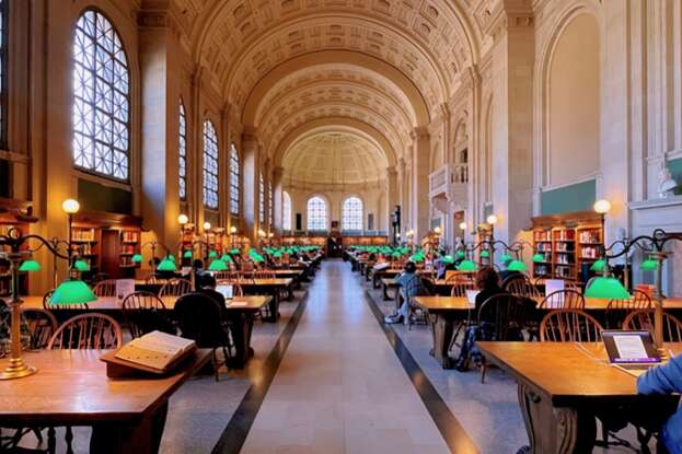 MIT所在地波士顿的图书馆