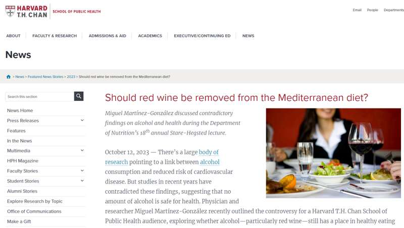 欧洲研究理事会计划将红酒从地中海饮食中剔除