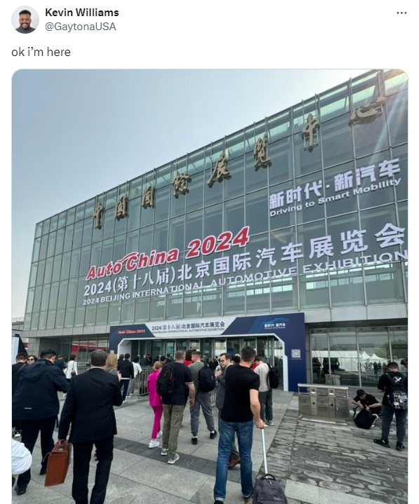 截图自凯文·威廉姆斯的X账号