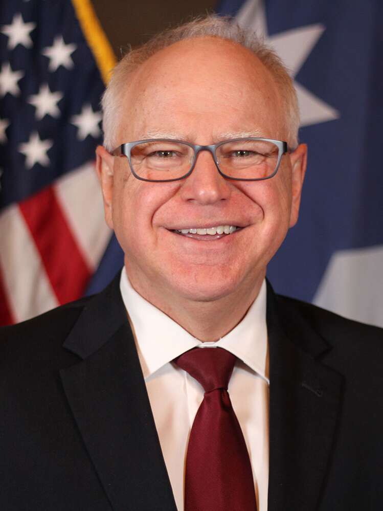▎明尼苏达州州长蒂姆·沃尔兹（Tim Walz）