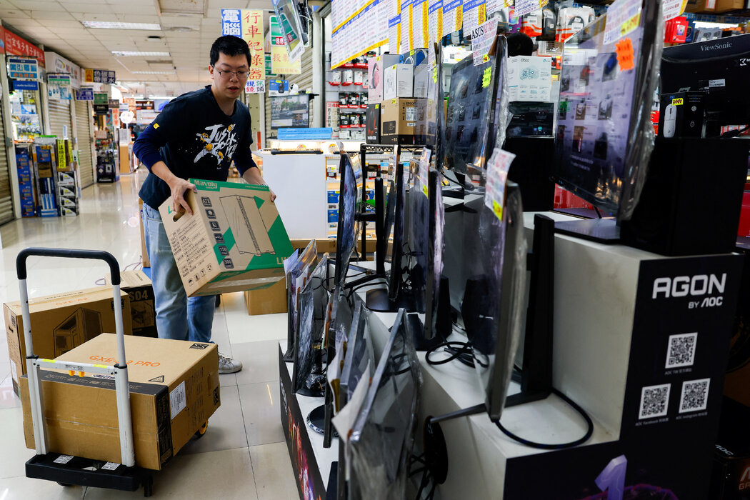 台湾台北的一家电子产品商店